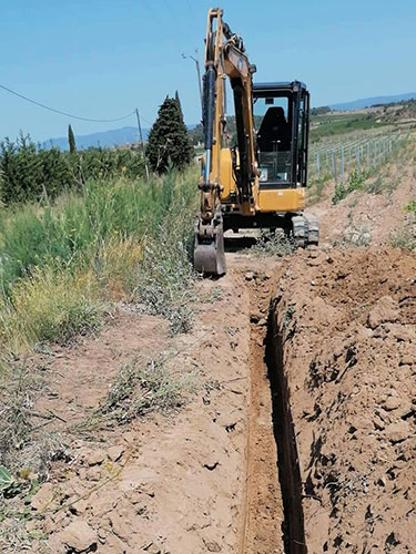 drainage-vignoble goutte-a-goutte-vignoble